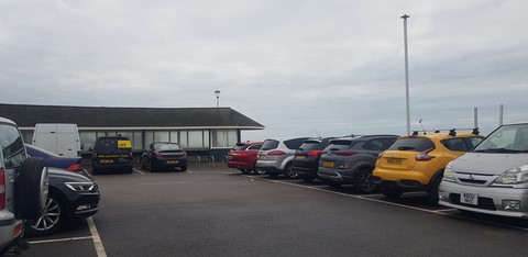 Beach Gardens Car Park Sign