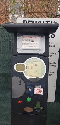 Unions Street Car Park Machine