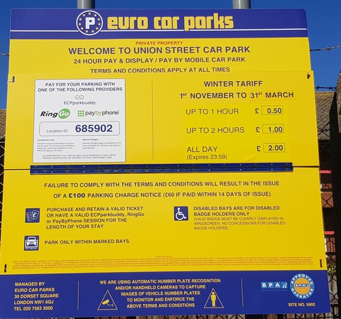 Union Street Car Park Exmouth