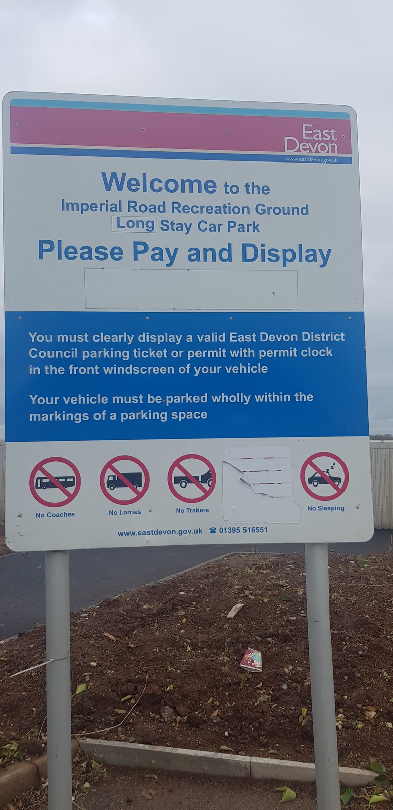 Exmouth Car Park Imperial Road Recreation Ground Car Park Exmouth