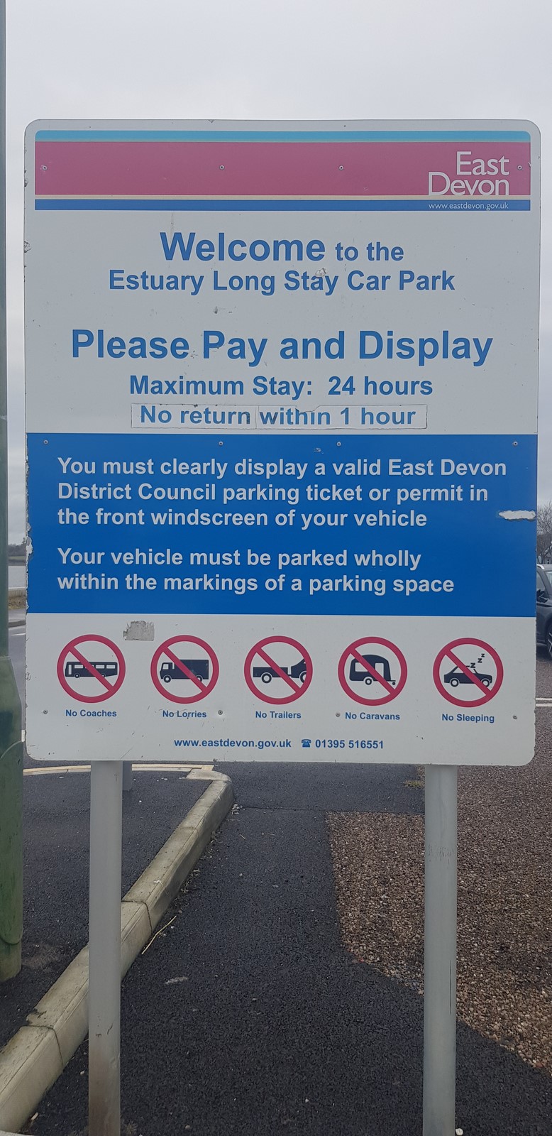 Exmouth Car Park Estuary Road Car Park Exmouth