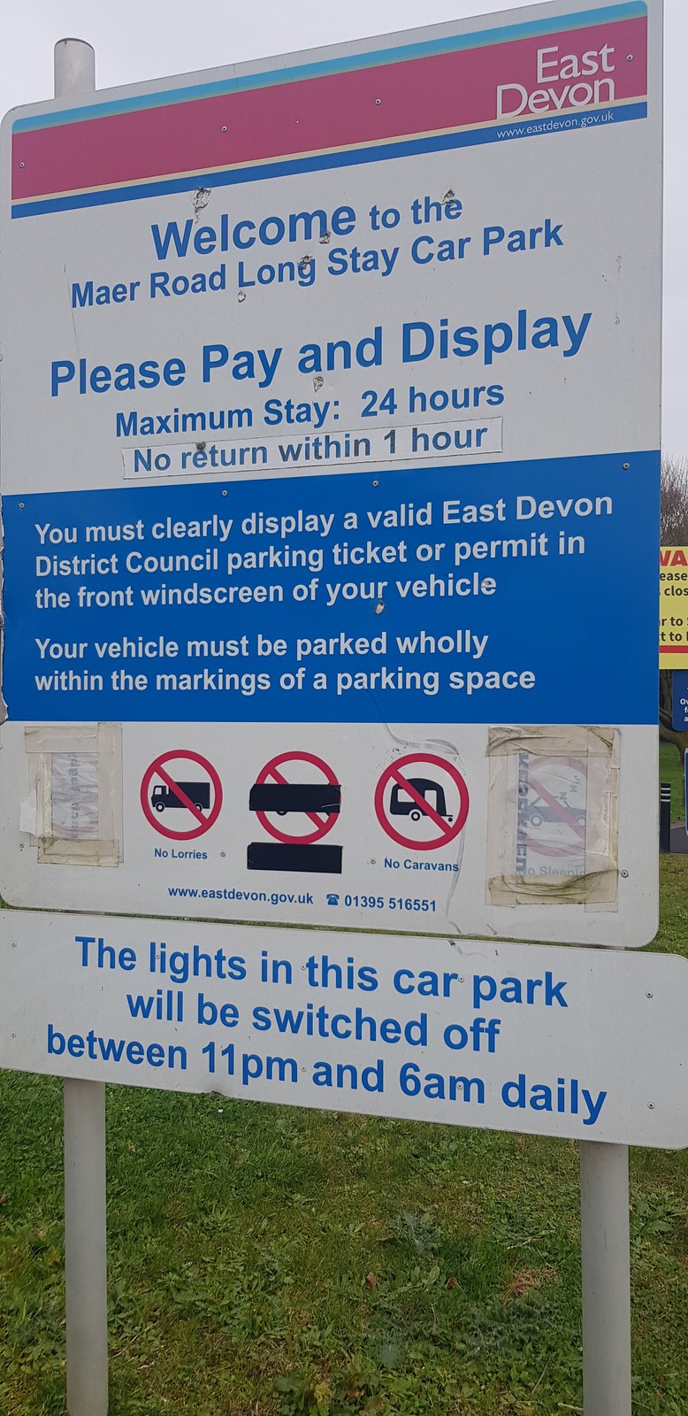 Exmouth Car Park Maer Road Car Park Exmouth