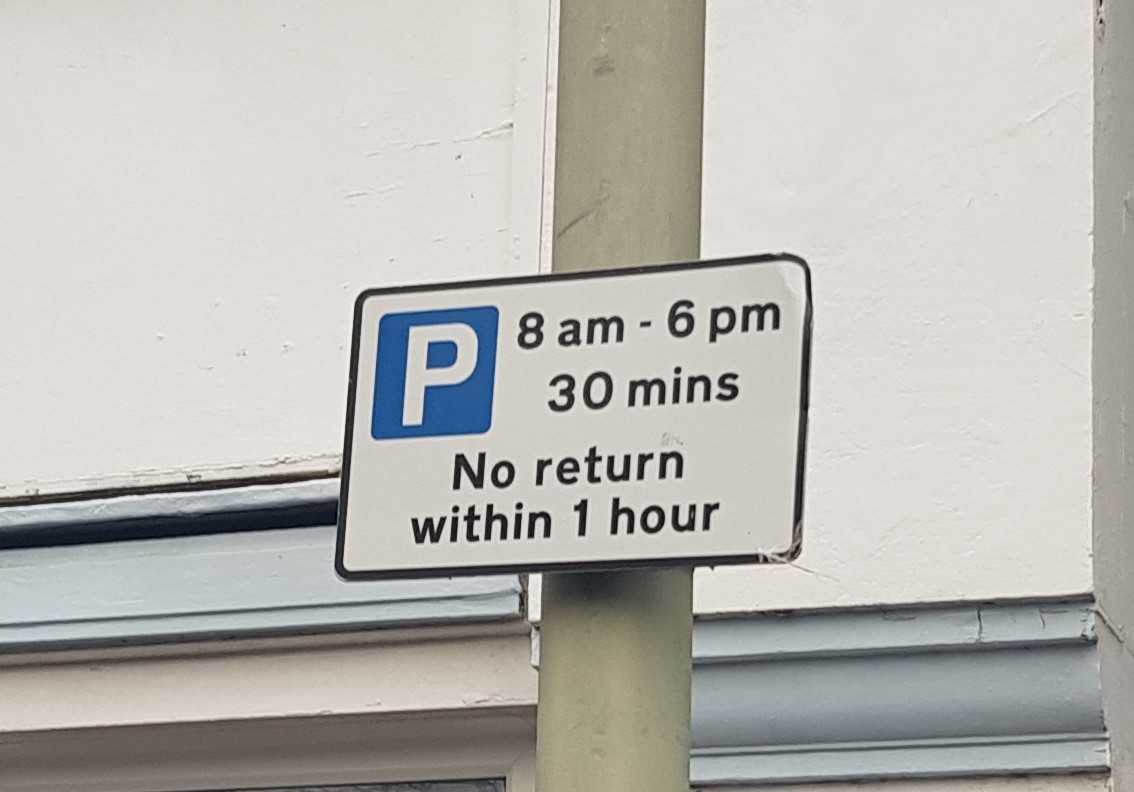 Free parking in Exmouth